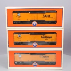 Outlet Lionel 6-25934 O SF Map & Slogan Reefer (Set of 3) - Your Source for Gaming Essentials Trains