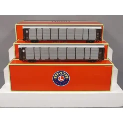 Discount Lionel 6-29333 Santa Fe 89' Bi-level Autorack Cars (Set of 2) - Your Source for Gaming Essentials Trains