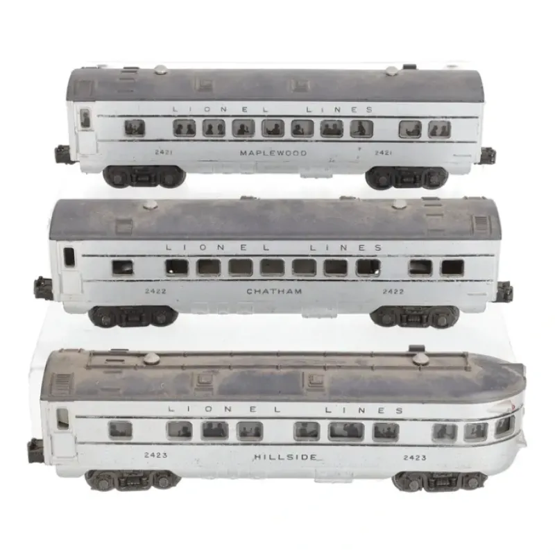 Lionel 2421S Vintage O Lionel Lines 2421, 2422, 2423 Passenger Cars: (Set of 3) VG - Your Source for Gaming Essentials Trains