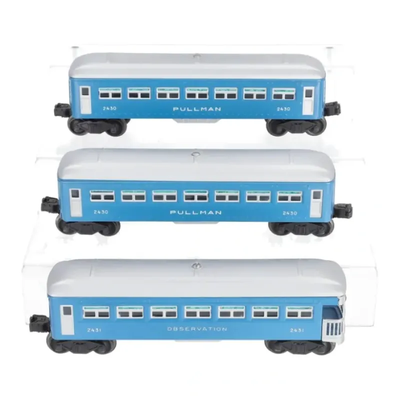 Lionel Vintage O Custom Assorted Tinplate Passenger Cars: 2- 2430, 2431 [3] - Your Source for Gaming Essentials Trains