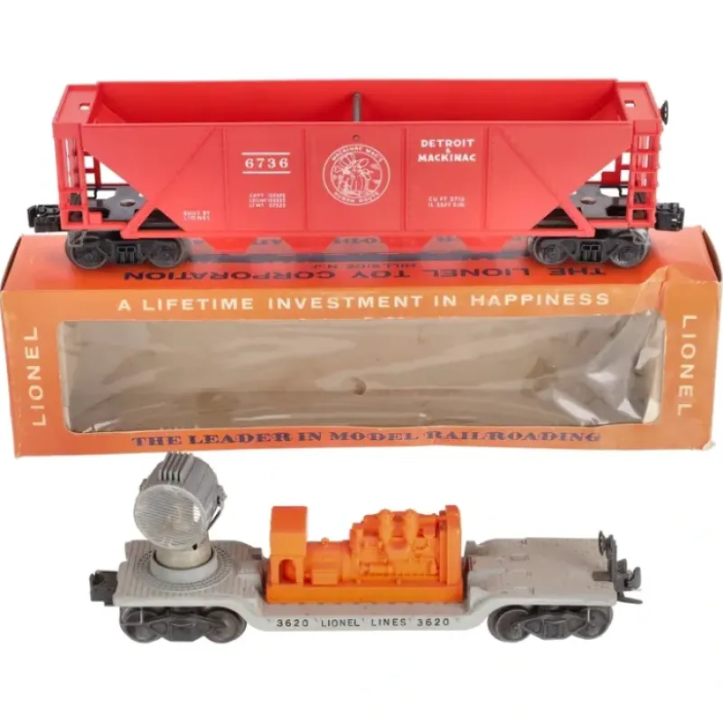 Sale Lionel Vintage O Gauge Freight Cars: 6376-1, 3620 [2] VG - Your Source for Gaming Essentials Trains