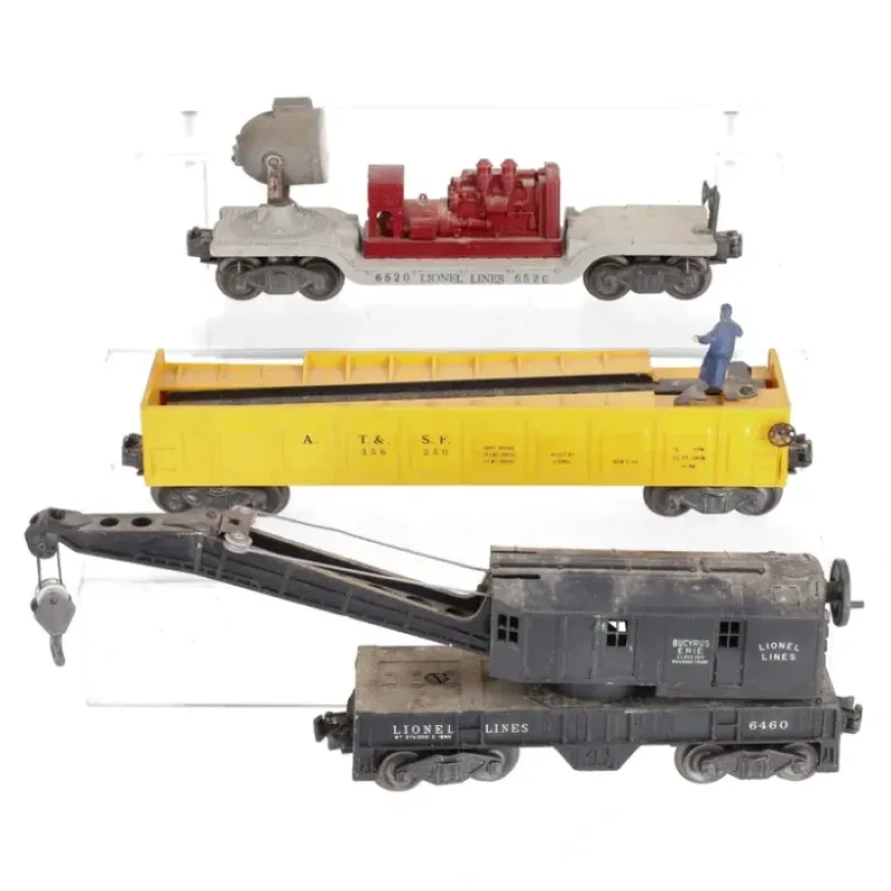 Sale Lionel Vintage O Gauge Operating Freight Cars: 6460, 3562-50 & 6520 [3] VG - Your Source for Gaming Essentials Trains