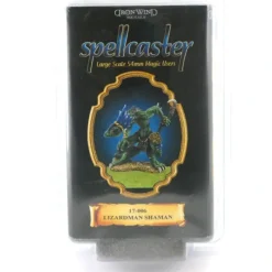Tabletop Miniatures-Lizardman Shaman #17-006 Classic Ral Partha Fantasy RPG Metal Figure - Your Source for Gaming Essentials