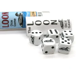 Dice>Loon Dice Game 5 Dice Set with Travel Tube and Instructions - Your Source for Gaming Essentials