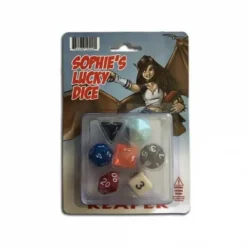 Dice>Lucky Pizza Dungeon Dice - Sophie's Lucky Dice Set - Your Source for Gaming Essentials