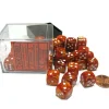 Dice>Lustrous 12mm D6 Chessex Dice Block (36 Dice) - Bronze with White Pips - Your Source for Gaming Essentials