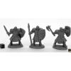 Tabletop Miniatures-Maggotcrown Men at Arms (3) #44034 Bones Black Unpainted Plastic - Your Source for Gaming Essentials