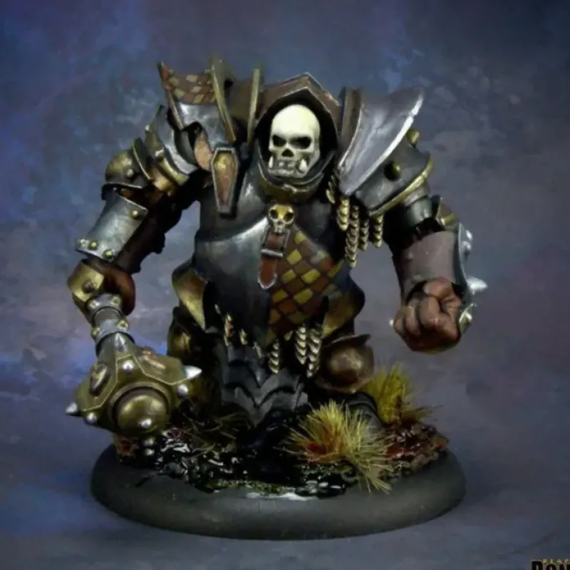 Tabletop Miniatures-Maggotcrown Ogre Juggernaut 44011 Bones Black Unpainted Plastic - Your Source for Gaming Essentials