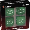 Dice>Magic the Gathering Deluxe 22mm Loyalty Dice Set (4) - Forest - Your Source for Gaming Essentials