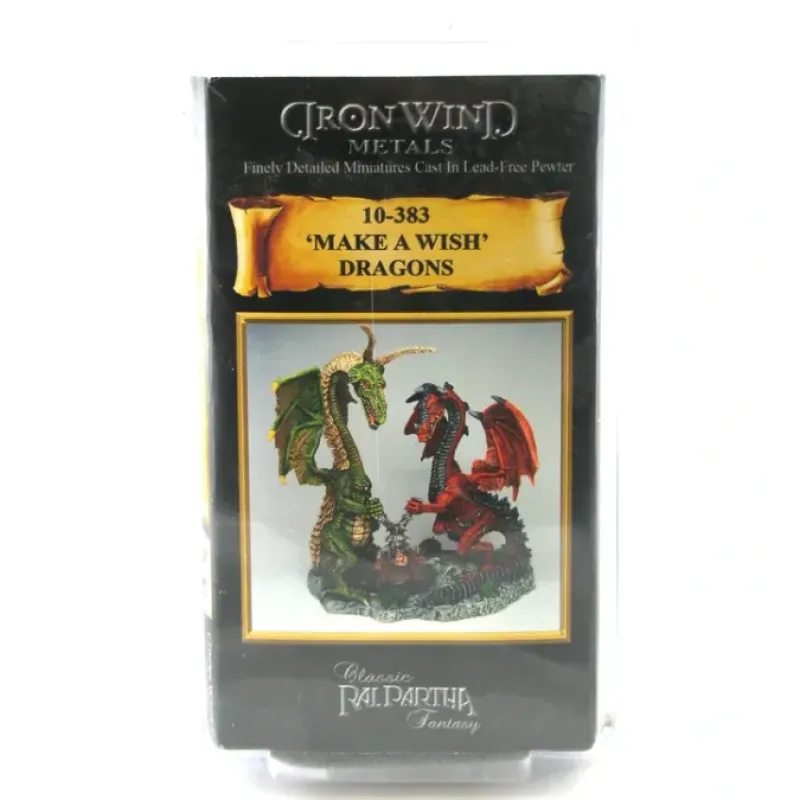 Tabletop Miniatures-Make A Wish' Dragon #10-383 Classic Ral Partha Fantasy RPG Metal Figure - Your Source for Gaming Essentials