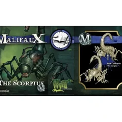 Tabletop Miniatures-Malifaux Arcanists The Scorpius #20340 Unpainted Plastic Miniature Figure - Your Source for Gaming Essentials