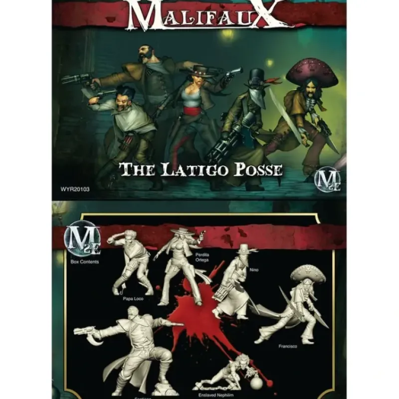 Tabletop Miniatures-Malifaux Guild Perdita - The Latigo Posse Box Set (6) #20103 Unpainted Plastic - Your Source for Gaming Essentials
