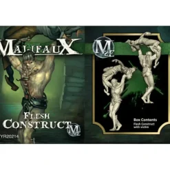 Tabletop Miniatures-Malifaux Resurrectionists Flesh Construct with Victim #20214 Unpainted Plastic - Your Source for Gaming Essentials