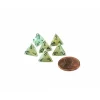 Dice>Marble 12mm Mini 4 Sided D4 Dice, 6 Pieces - Green with Dark Green Numbers - Your Source for Gaming Essentials