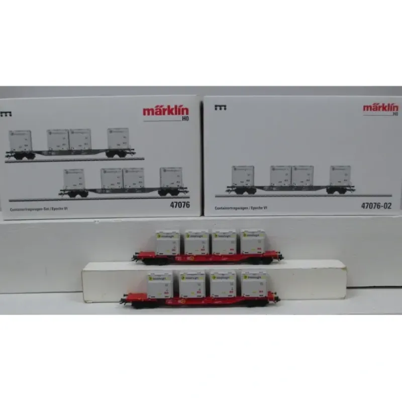 Best Marklin 47076 HO Exclusive Type Sgns Flatcar 2-Pack - 3-Rail - Ready to Run - Your Source for Gaming Essentials