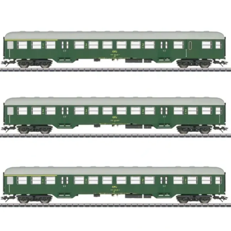 Best Sale Marklin 43813 HO Luxembourg State Railways CFL Silbering Commuter 3-Car Set - Your Source for Gaming Essentials