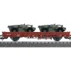 Hot Marklin 46953 HO Scale KBS Flat Car w/ Military Vehicle Load - Your Source for Gaming Essentials Trains