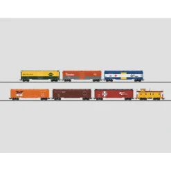 Best Sale Marklin 47760 HO Tinplate 6-Boxcar, 1-Caboose Set - 3-Rail - Ready to Run - Your Source for Gaming Essentials