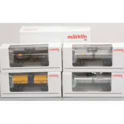 Hot Marklin 48640 HO Tinplate Tank Car 4-Pack - 3-Rail - Ready to Run - Your Source for Gaming Essentials Trains