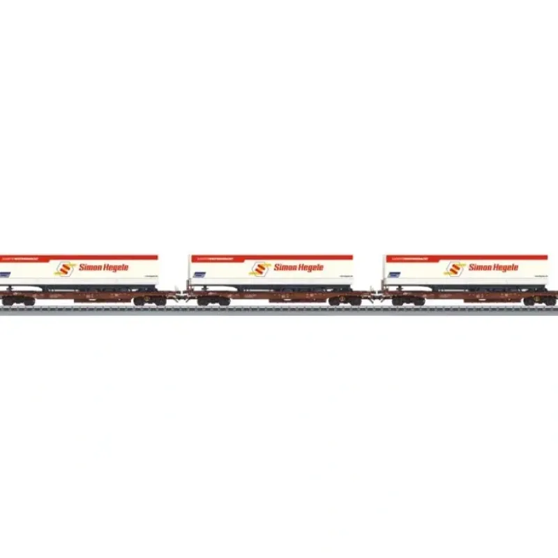 Best Sale Marklin 47082 HO Type Sdgkms 707 Container Flatcar with Trailers 3-Pack - 3-Rail - Your Source for Gaming Essentials