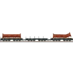 Marklin 82349 Z German Federal RR DB Type Sammp 705 Heavy-Duty 3-Flatcar Set - Your Source for Gaming Essentials Trains