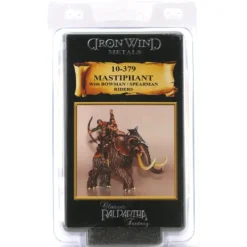 Tabletop Miniatures-Mastaphant with Riders (Bowman/Spearman) #10-379 Classic Ral Partha Fantasy Mini - Your Source for Gaming Essentials