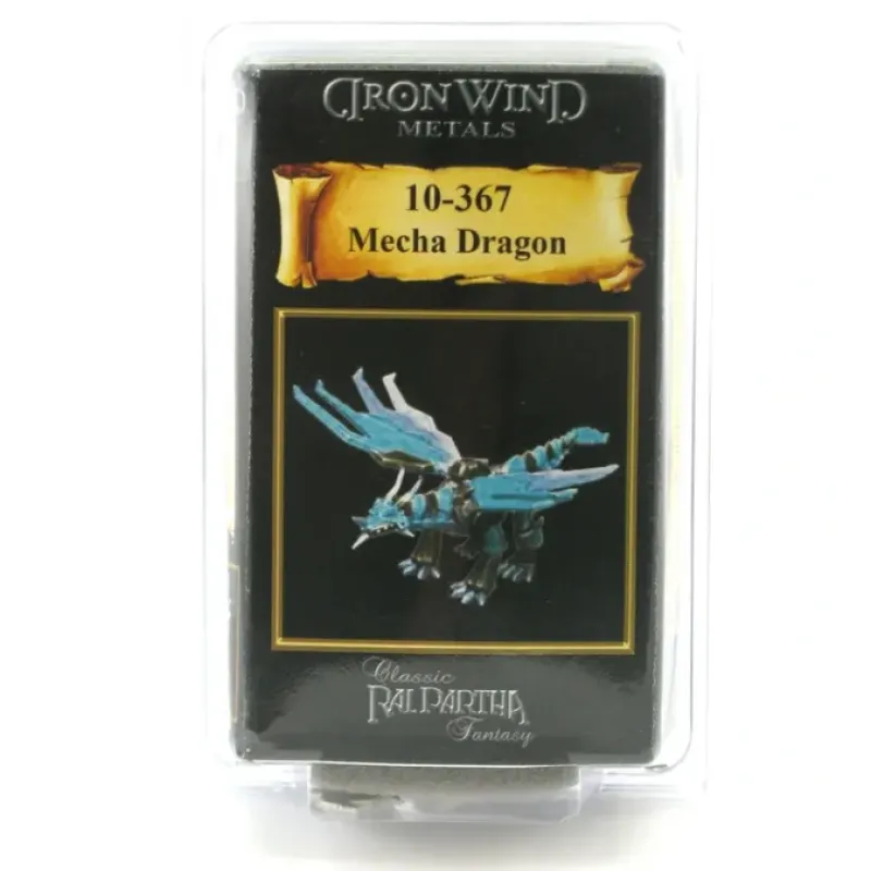 Tabletop Miniatures-Mecha Dragon #10-367 Classic Ral Partha Fantasy RPG Metal Figure - Your Source for Gaming Essentials