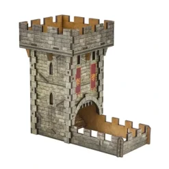 Dice>Medieval Color Dice Tower - Your Source for Gaming Essentials