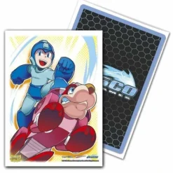Cards-Mega Man & Rush 100 Standard Size Card Sleeves - Your Source for Gaming Essentials