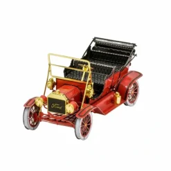 Toys-Metal Earth - 1908 Ford Model T, Red/Gold Version Laser Cut 3D Metal Model Kit - Your Source for Gaming Essentials