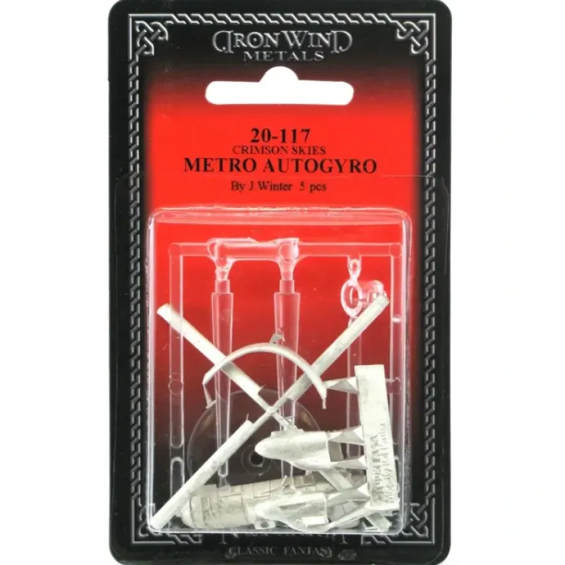 Tabletop Miniatures-Metroliner Autogyro #20-117 Crimson Skies RPG Metal Ral Partha Figure - Your Source for Gaming Essentials