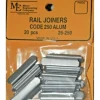 Micro Engineering 26-250 G Code 250 Aluminum Slide-on Rail Joiners (Pack of 20) - Your Source for Gaming Essentials Trains