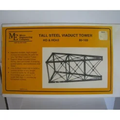 Hot Micro Engineering 80-169 HO & HOn3 Tall Steel Viaduct Tower - Your Source for Gaming Essentials Trains