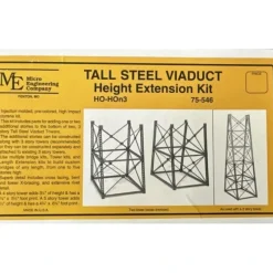 Sale Micro Engineering 75-546 HO and HOn3 Height Extension Tall Steel Viaduct Kit - Your Source for Gaming Essentials Trains