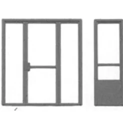 Best Micro Engineering 80-161 HO Office Windows & Doors (Pack of 8) - Your Source for Gaming Essentials