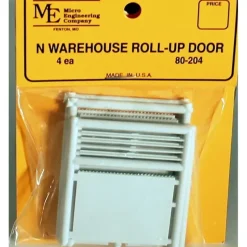 Best Micro Engineering 80-204 N Warehouse Roll-Up Door (Pack of 4) - Your Source for Gaming Essentials Trains