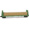 MicroTrains 52700121 60' Bulkhead Flatcar w/Lumber Load - Ready to Run - Your Source for Gaming Essentials* Best