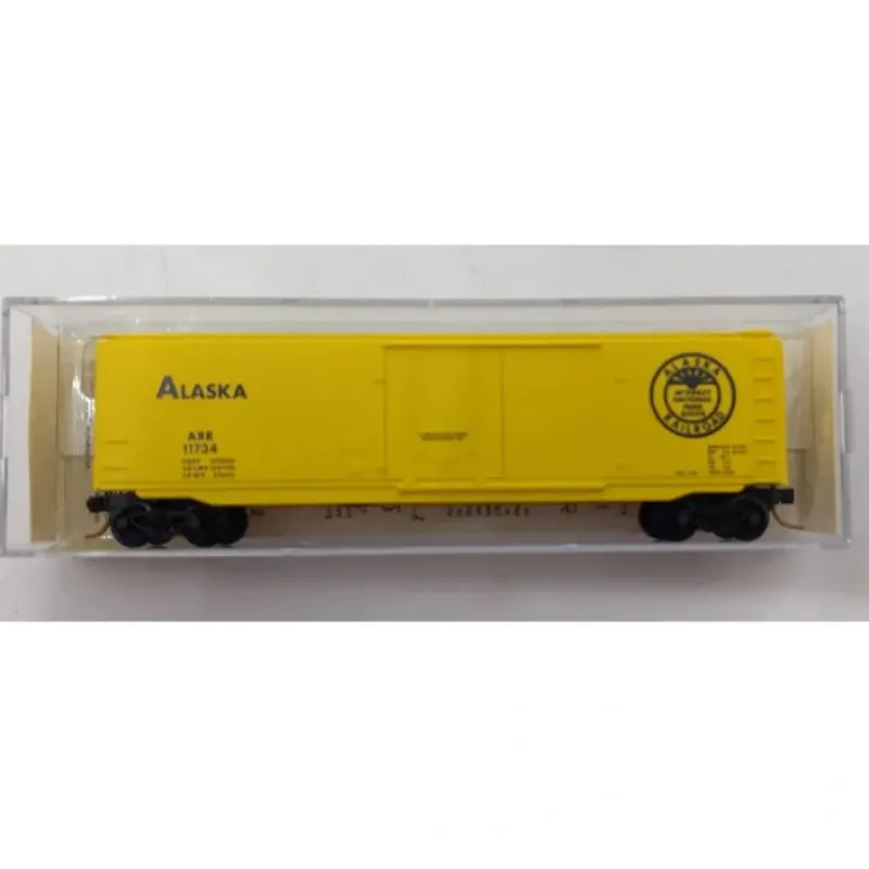 Best Micro-Trains 03200100 N Alaska 50' Standard Steel Plug Door Boxcar #11734 NIB - Your Source for Gaming Essentials