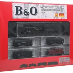 Micro-Trains 99301180 N Baltimore & Ohio Weathered Steam Freight Train Set - Your Source for Gaming Essentials* Outlet