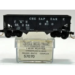 Micro-Trains 05700070 N C&O 33' Twin Bay Composite Side Hopper #55364 NIB - Your Source for Gaming Essentials Trains