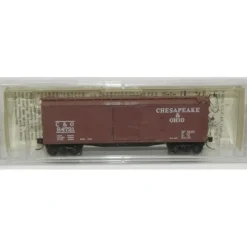 Micro-Trains 04200120 N Chesapeake & Ohio 40' Double Sheathed Wood Boxcar #84721 NIB - Your Source for Gaming Essentials Trains