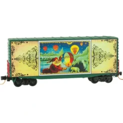 Micro-Trains 10100813 N Christmas Postcard 40' Single Door Hi-Cube Boxcar #3 - Your Source for Gaming Essentials Trains