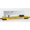 Best Micro-Trains 06400020 N CNW 57' 6" Converted TOFC Flatcar w/Trailer #780518 - Your Source for Gaming Essentials Trains