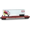 Best Micro-Trains 06400120 N CP Rail 57' 6" Converted TOFC Flatcar w/Trailer #505208 - Your Source for Gaming Essentials