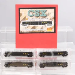 Micro-Trains 99300085 N CSX 50' Gondola Four Car Runner Pack (Set of 4) - Your Source for Gaming Essentials*