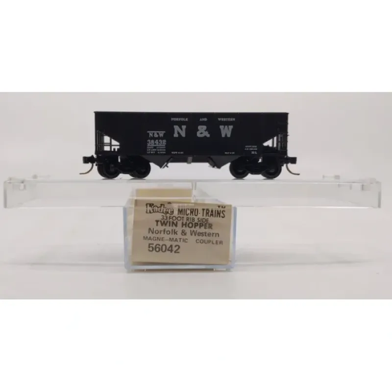 Best Micro-Trains 05600042 N Norfolk & Western Twin Bay Rib Side Hopper #38432 NIB - Your Source for Gaming Essentials