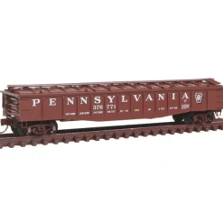 Hot Micro-Trains 10600080 N PRR 50' 14 Panel Steel Side Gondola w/Cover #376771 - Your Source for Gaming Essentials Trains