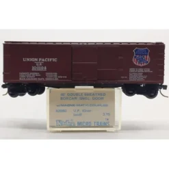 Outlet Micro-Trains 04200080 N Scale Union Pacific 40' Double Sheathed Boxcar #100104 NIB - Your Source for Gaming Essentials Trains
