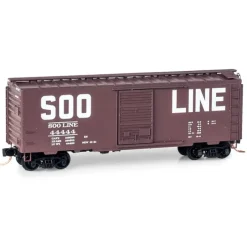 Micro-Trains 02000900 N SOO Line 40' Standard Single Door Boxcar #44444 - Your Source for Gaming Essentials Trains