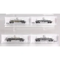 Micro-Trains 99300008 N Texaco 39' Single Dome Tank Car Runner Pack (Set of 4) LN/Box - Your Source for Gaming Essentials*